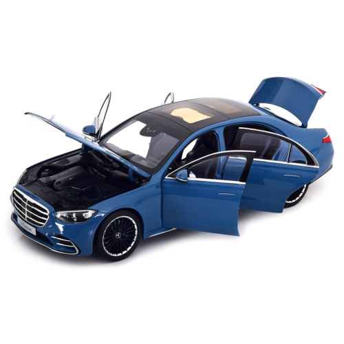 Mercedes-Benz S-Class W223 2020 Модель 1:18 Голубой