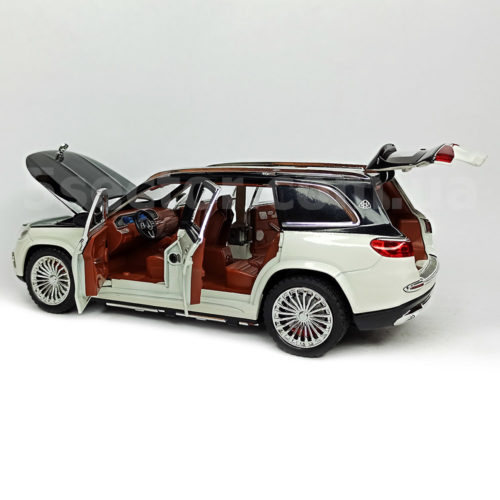 Mercedes-Maybach GLS 600 Модель 1:24 Черно-белый