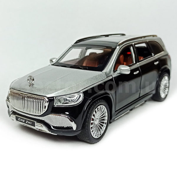 Mercedes-Maybach GLS 600 Модель 1:24 Черный с серым