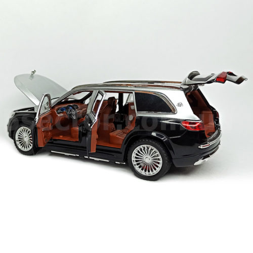 Mercedes-Maybach GLS 600 Модель 1:24 Черный с серым