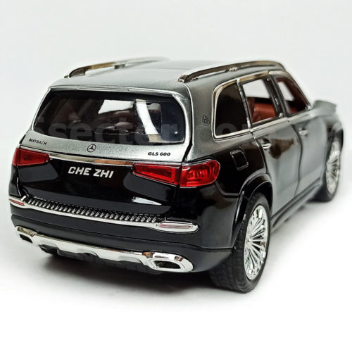 Mercedes-Maybach GLS 600 Модель 1:24 Черный с серым