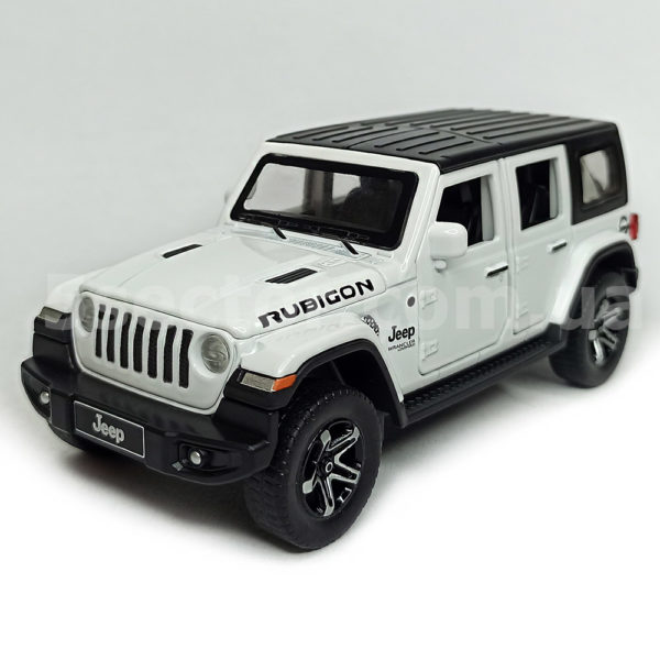 Jeep Wrangler Unlimited Rubicon Модель 1:32 Белый