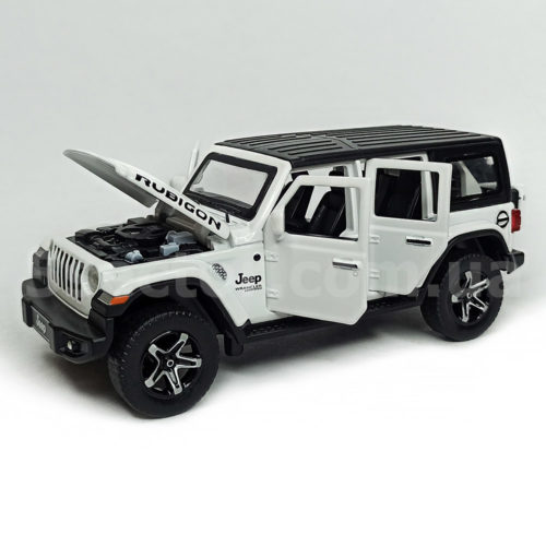 Jeep Wrangler Unlimited Rubicon Модель 1:32 Белый