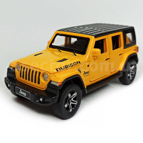Jeep Wrangler Unlimited Rubicon Модель 1:32 Желтый