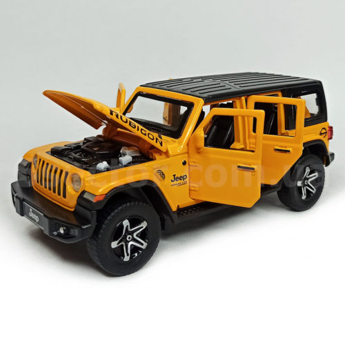 Jeep Wrangler Unlimited Rubicon Модель 1:32 Желтый