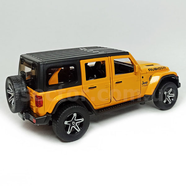 Jeep Wrangler Unlimited Rubicon Модель 1:32 Желтый