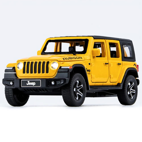 Jeep Wrangler Unlimited Rubicon Модель 1:32 Желтый