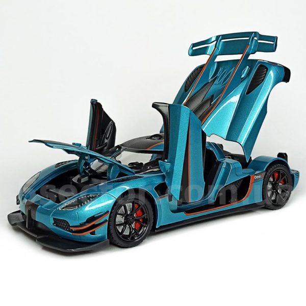 Koenigsegg One:1 Модель 1:24 Бирюзовый