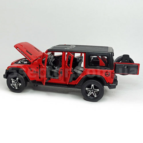 Jeep Wrangler Unlimited Rubicon Модель 1:32 Красный