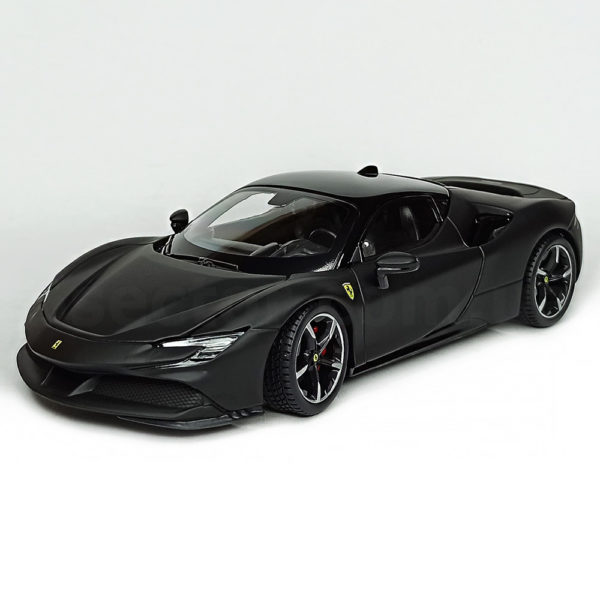 Ferrari SF90 Stradale Модель 1:24 Черный матовый