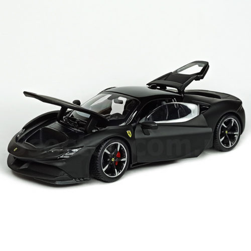 Ferrari SF90 Stradale Модель 1:24 Черный матовый