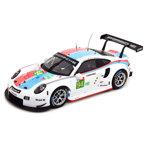 Porsche 911 (991) RSR No.94 24h Le Mans 2019 Модель 1:18