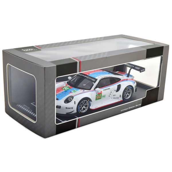 Porsche 911 (991) RSR No.94 24h Le Mans 2019 Модель 1:18