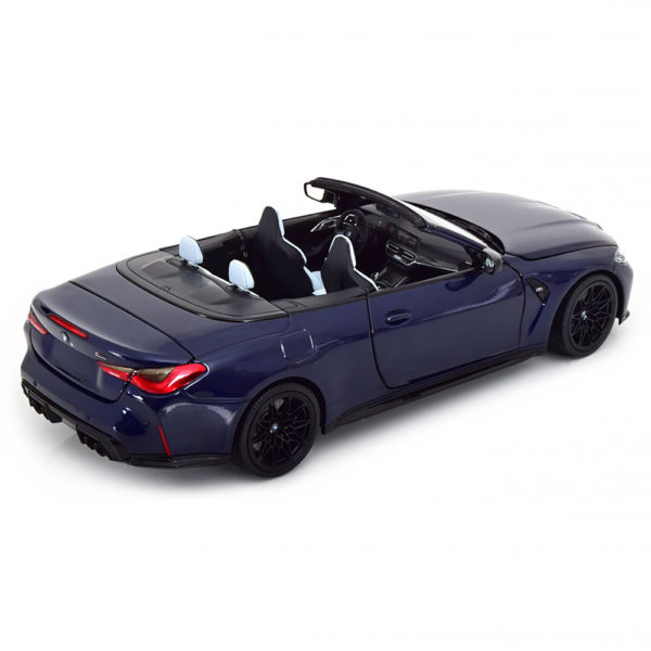 BMW M4 Cabriolet 2021 Модель 1:18 Синий