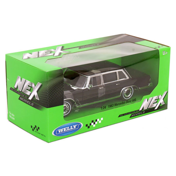 Mercedes-Benz 600 W100 1963 Модель 1:24 Черный