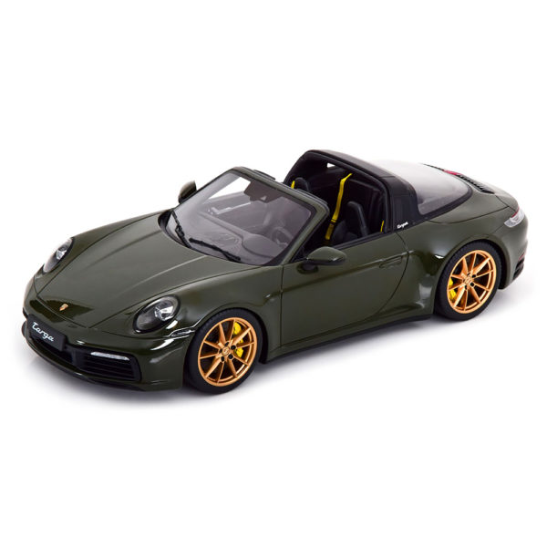 Porsche 911 (992) Targa 4S Модель 1:18 Зеленый