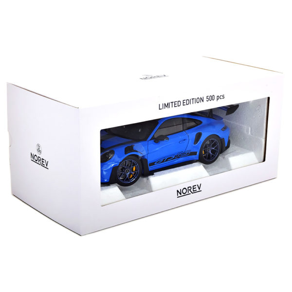 Porsche 911 GT3 RS Weissach Package Модель 1:18 Синий