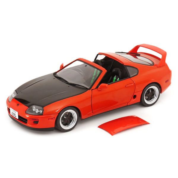 Toyota Supra MK4 Street Fighter Модель 1:18 Оранжевый