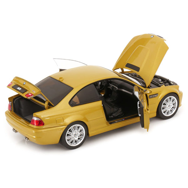 BMW M3 E46 2000 Модель 1:18 Желтый