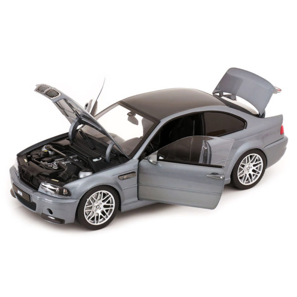 BMW M3 E46 CSL 2003 Модель автомобиля 1:18 Серый