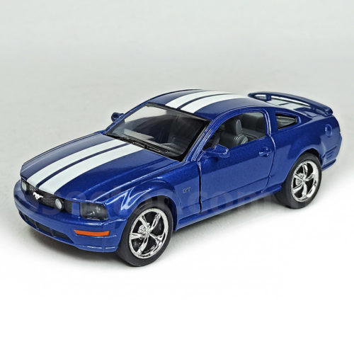 Ford Mustang GT 2006 тюнинг Модель 1:36 Синий
