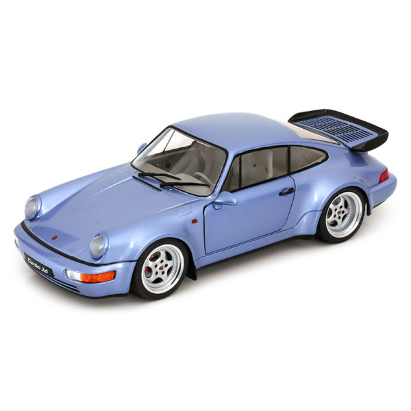 Porsche 911 Turbo 3.6 1990 Модель 1:18 Голубой