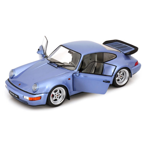 Porsche 911 Turbo 3.6 1990 Модель 1:18 Голубой