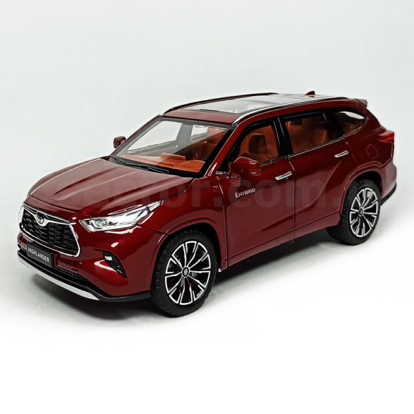 Toyota Highlander Hybrid Модель 1:24 Красный