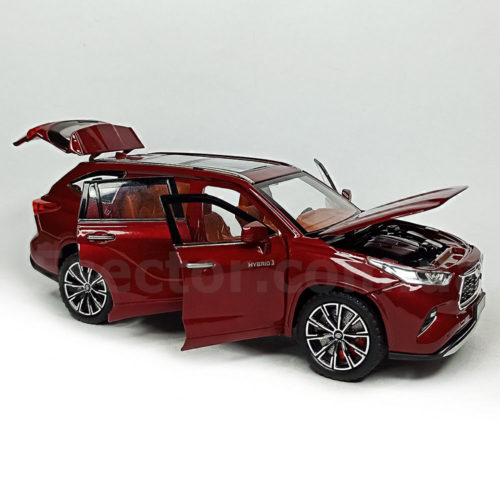 Toyota Highlander Hybrid Модель 1:24 Красный