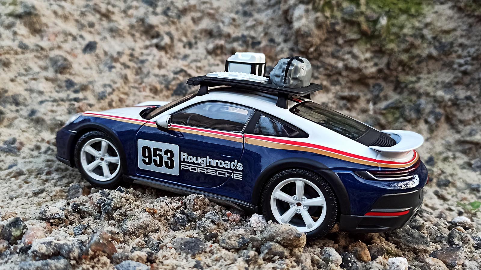 Porsche 911 No.953 Rallye Dakar 2023 Модель 1:24