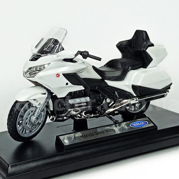 Honda Gold Wing Масштабная модель 1:18 Белый