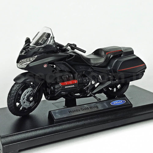 Honda Gold Wing Масштабная модель 1:18 Черный