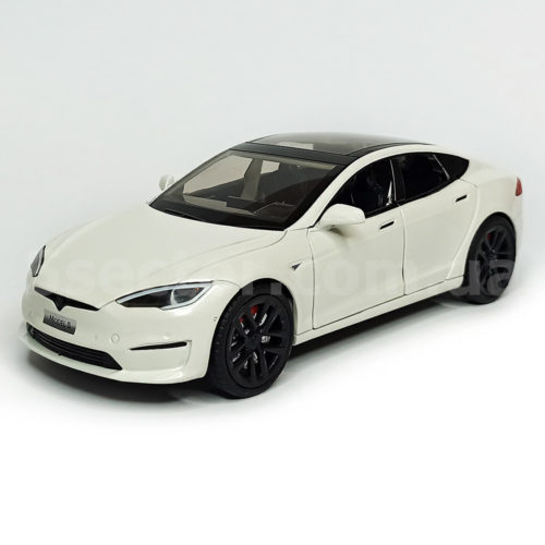 Tesla Model S Масштабная модель 1:24 Белый