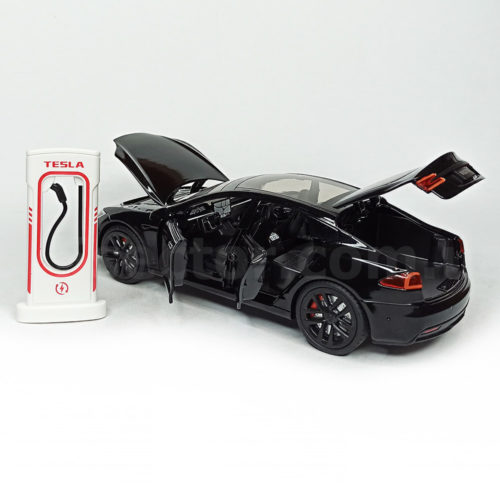 Tesla Model S Масштабная модель 1:24 Черный