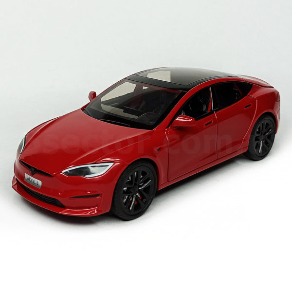 Tesla Model S Масштабная модель 1:24 Красный