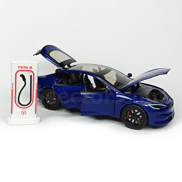 Tesla Model S Масштабная модель 1:24 Синий