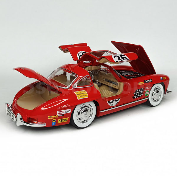 Mercedes-Benz 300SL (W198) No.35 Модель 1:24 Красный