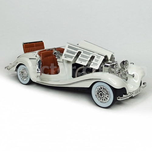 Mercedes-Benz 500K Масштабная модель 1:24 Белый