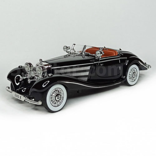 Mercedes-Benz 500K Масштабная модель 1:24 Черный