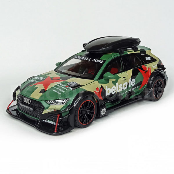 Audi RS6 DTM Gumball 3000 No.56 Модель 1:24 Зеленый