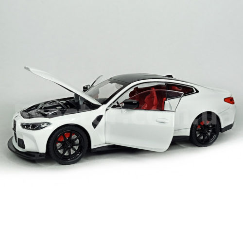 BMW M4 CSL Модель автомобиля 1:24 Белый