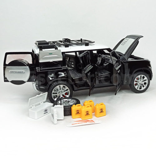 Land Rover Defender 110 L663 Модель 1:24 Черный