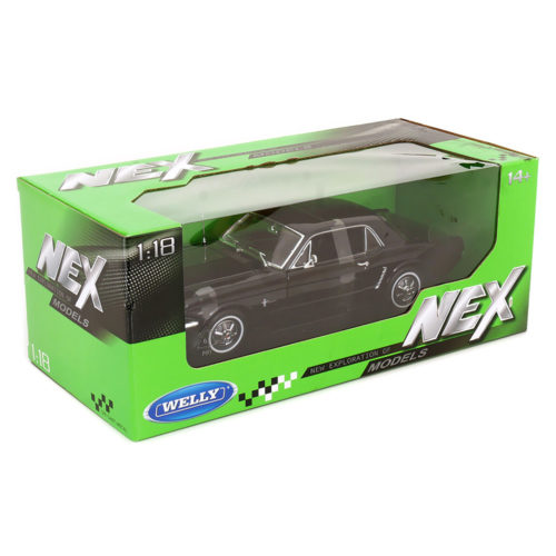 1964 1/2 Ford Mustang Coupe Модель 1:18 Черный