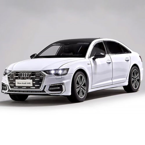 Audi A6L 2023 Масштабная модель 1:18 Белый