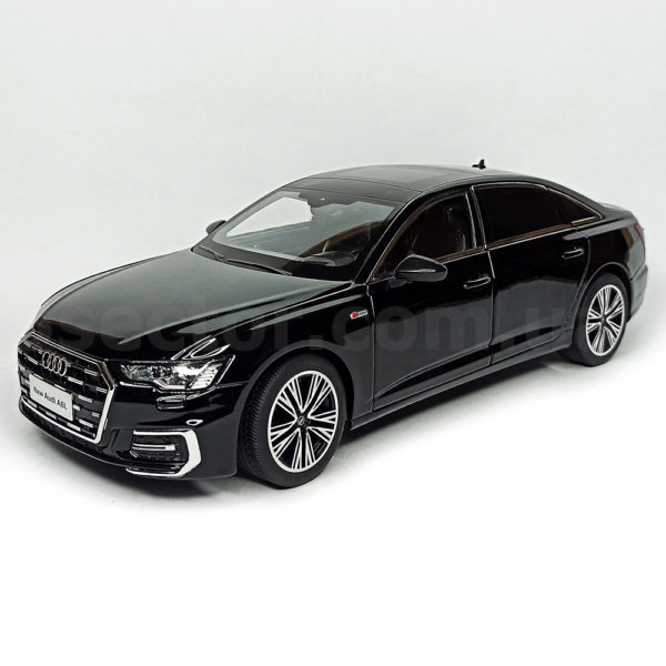 Audi A6L 2023 Масштабная модель 1:18 Черный