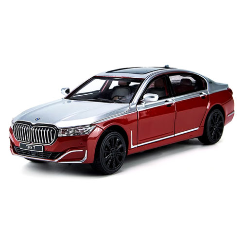 BMW 760 XDrive Модель 1:24 Красный с серым