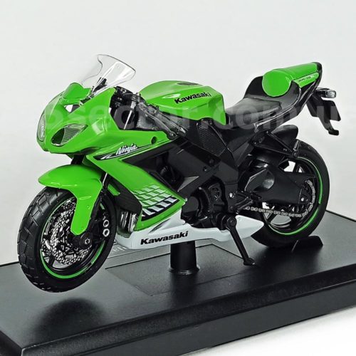 Kawasaki Ninja ZX-10R Модель 1:18 Зеленый