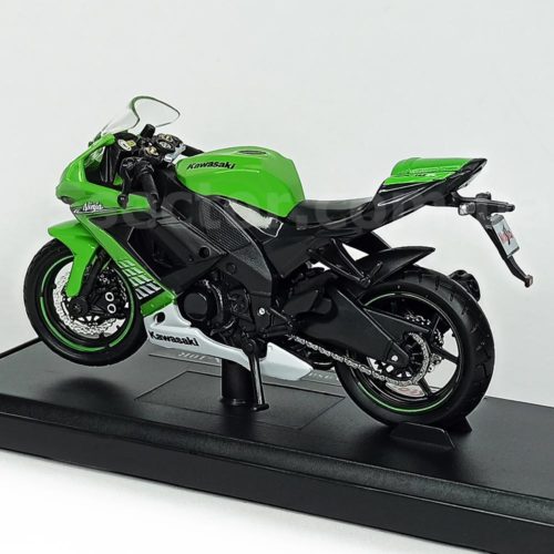 Kawasaki Ninja ZX-10R Модель 1:18 Зеленый