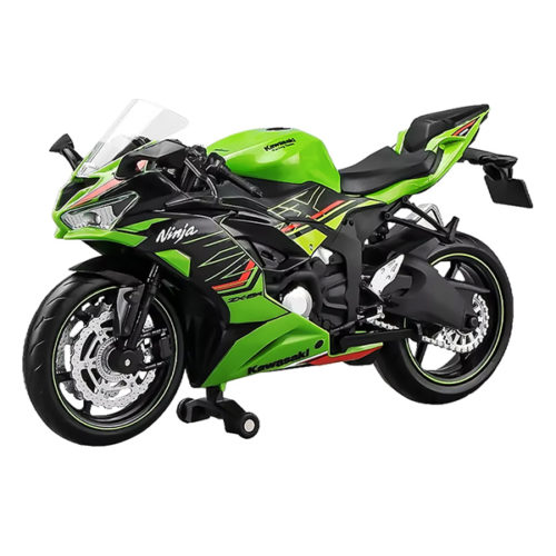 Kawasaki Ninja ZX-6R 2023 Модель 1:12 Зеленый