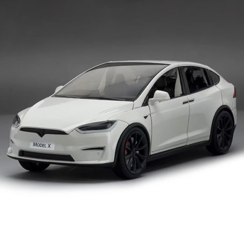 Tesla Model X Масштабная модель 1:24 Белый